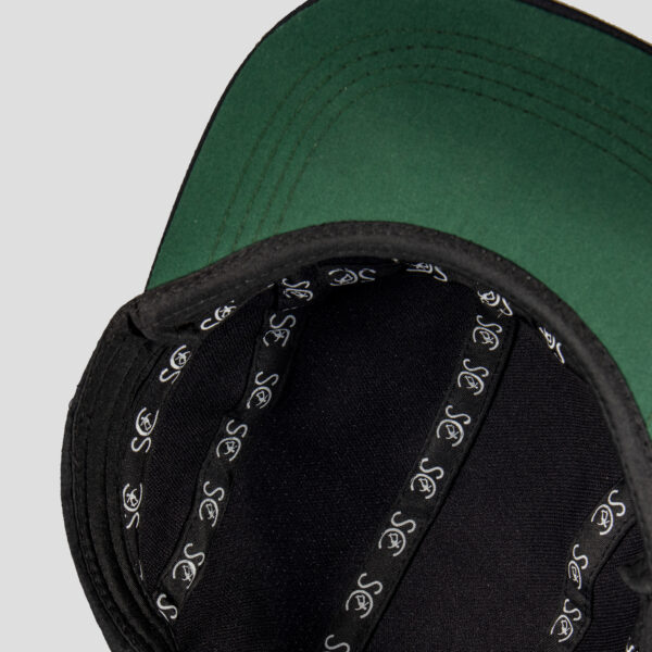 Gorra 5 Paneles - SkateCol Negro/Verde